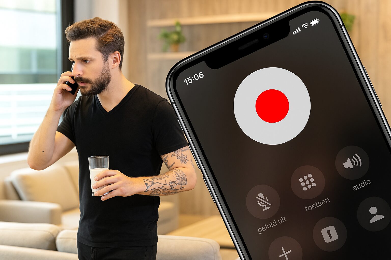 gesprek opnemen zonder toestemming